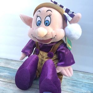 Dopey Elf Disney Store Plush Toy 12” Tall
